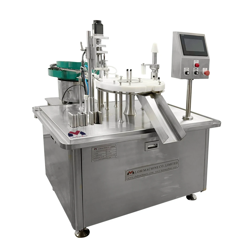 Made in China 0.2-2ml Cartridge Disposable Filling Capping Cap Pressing Machine