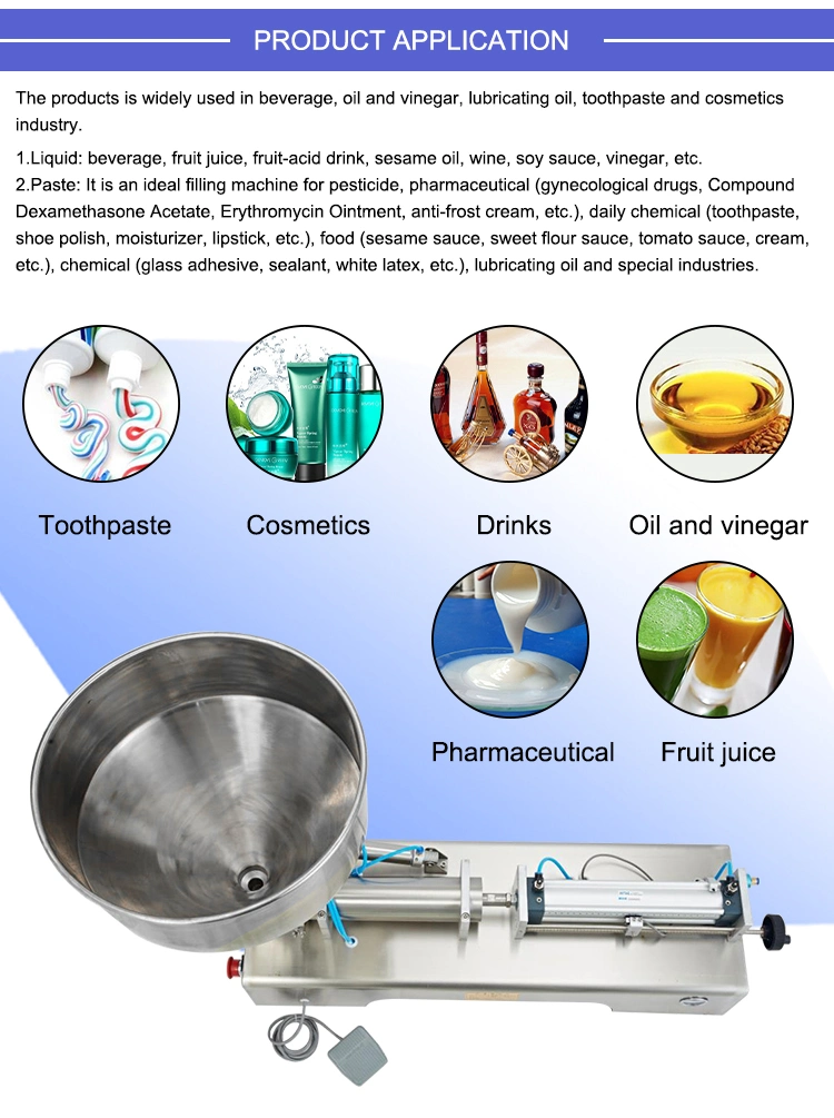 Electr Desktop Liquid Edible Oil Doubl Weigh Fill Drip Coffee Doy Pack Doughnut Double Head Paste Filling Machine Machinery