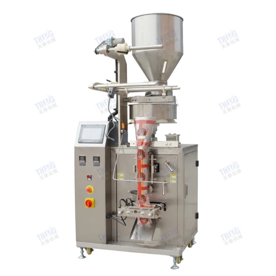 Confezionatrice per pellet prodotta in fabbrica, tipo mini pesatrice, riempitrice automatica, produttore cinese, confezionatrice per snack a pellet, riempitrice, pesatura automatica